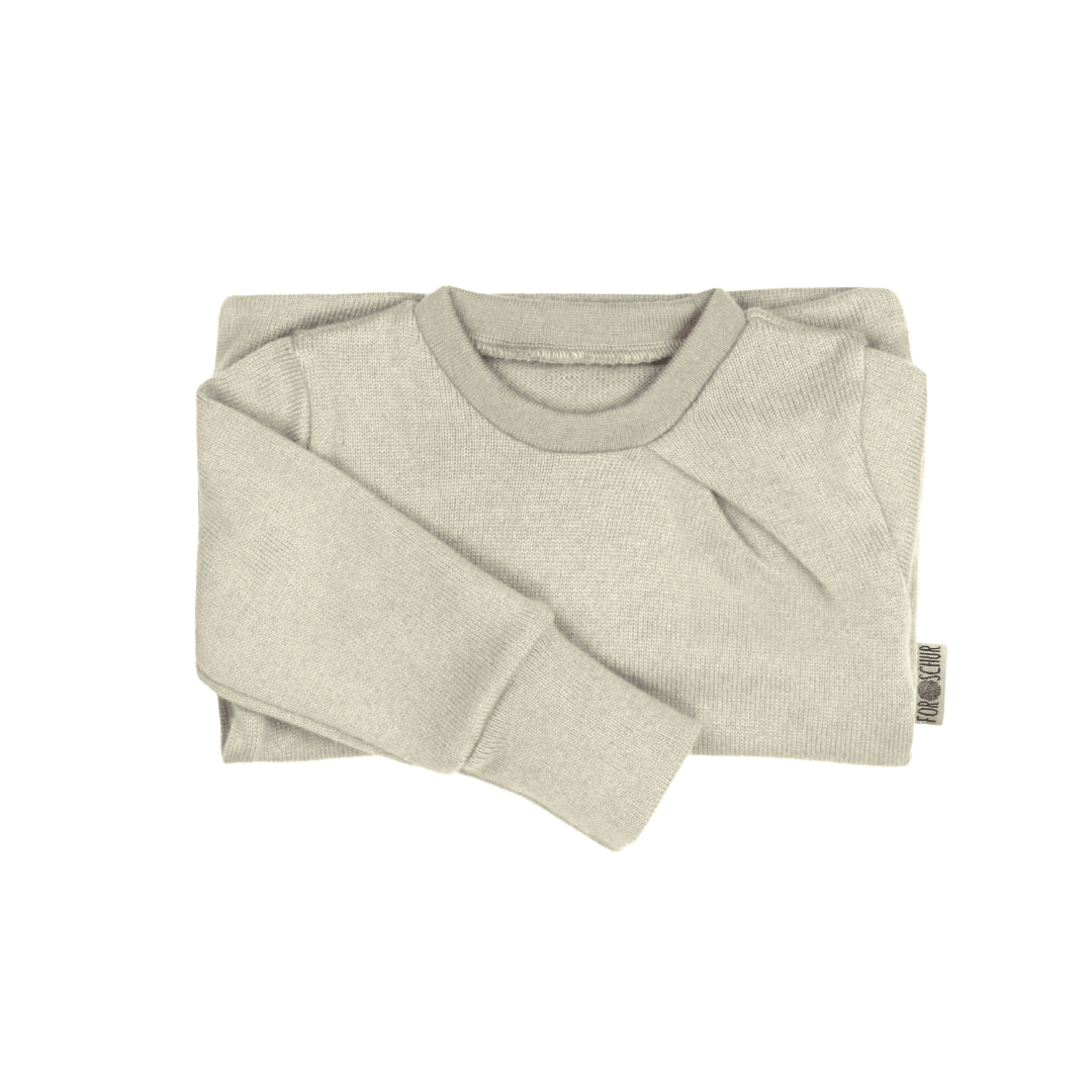 Kaschmirpullover mit der Falte Grau - ForSchur