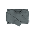 Upcycling Kaschmirpullover mit der Falte Grau/Blau meliert - ForSchur