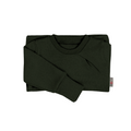 Upcycling Kaschmirpullover mit der Falte Grün