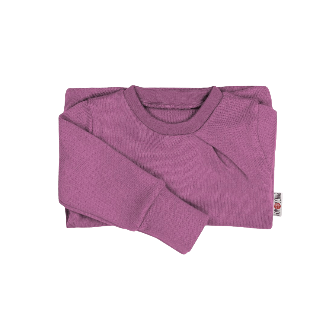 Upcycling Kaschmirpullover mit der Falte Lila - ForSchur