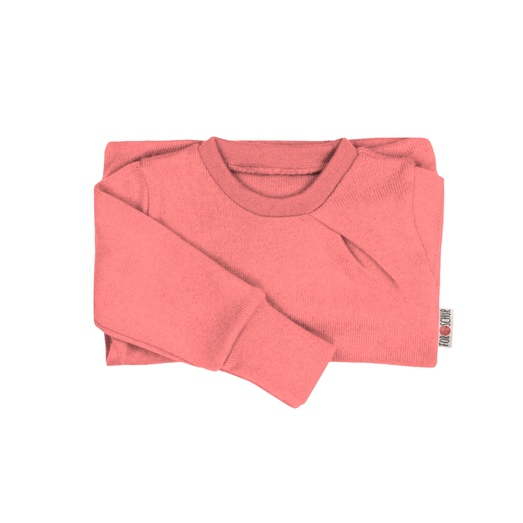 Kaschmirpullover mit der Falte Rosa - ForSchur