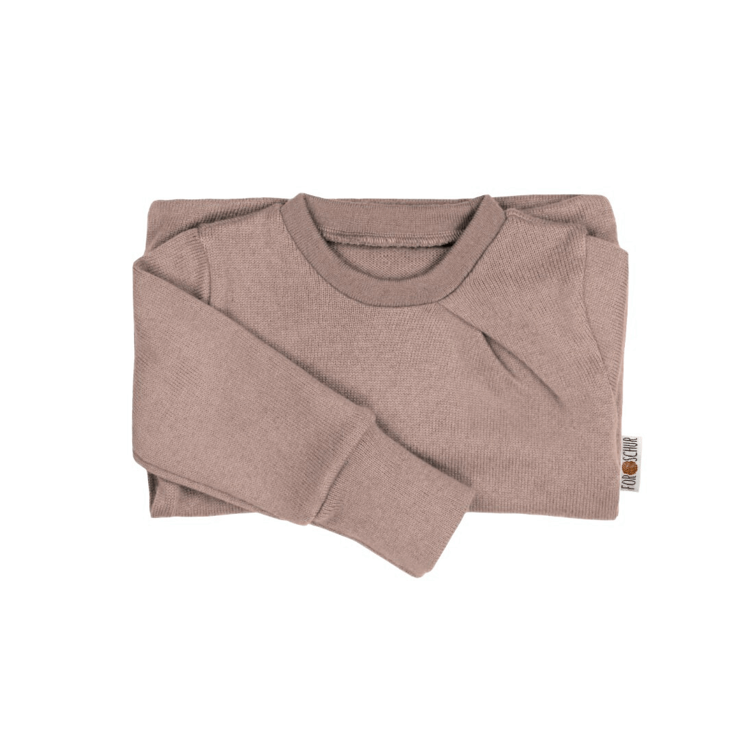 Kaschmir Kinder Pullover mit der Falte Rosa