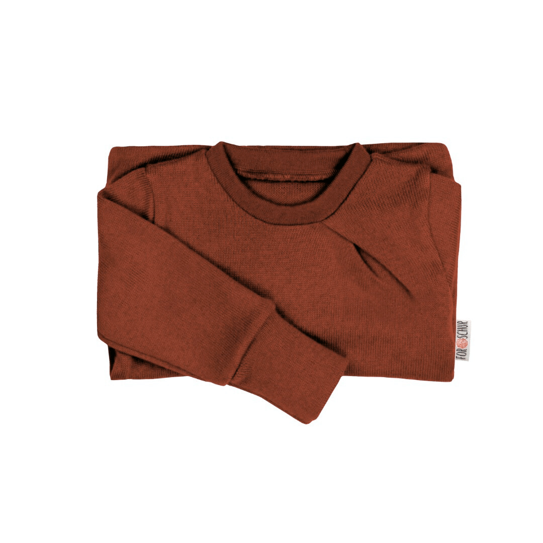 Kaschmir Kinder Pullover mit der Falte Rot
