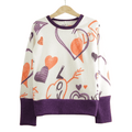 Upcycling Kaschmirpullover mit der Falte 110/116