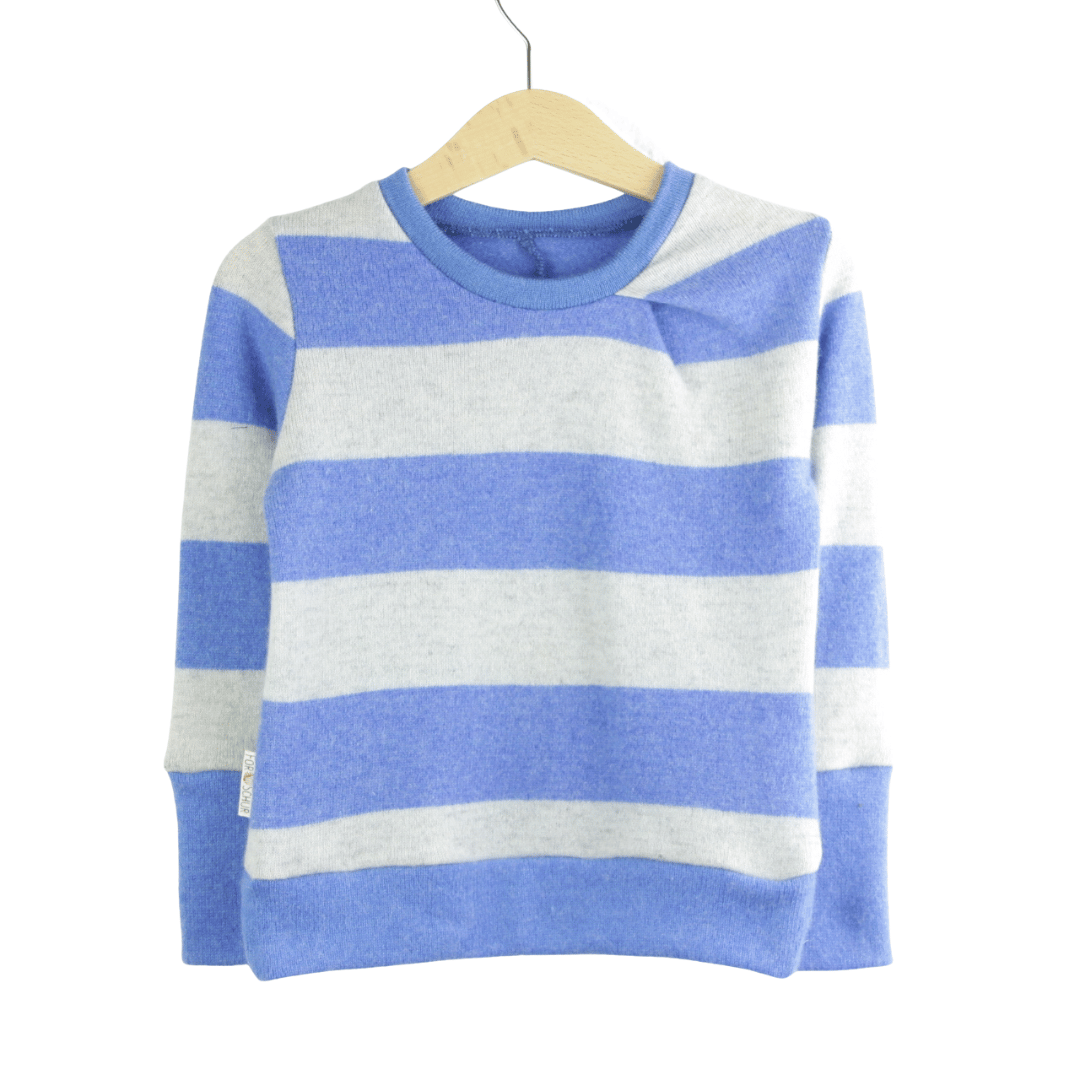 Upcycling Kaschmirpullover mit der Falte 86/92