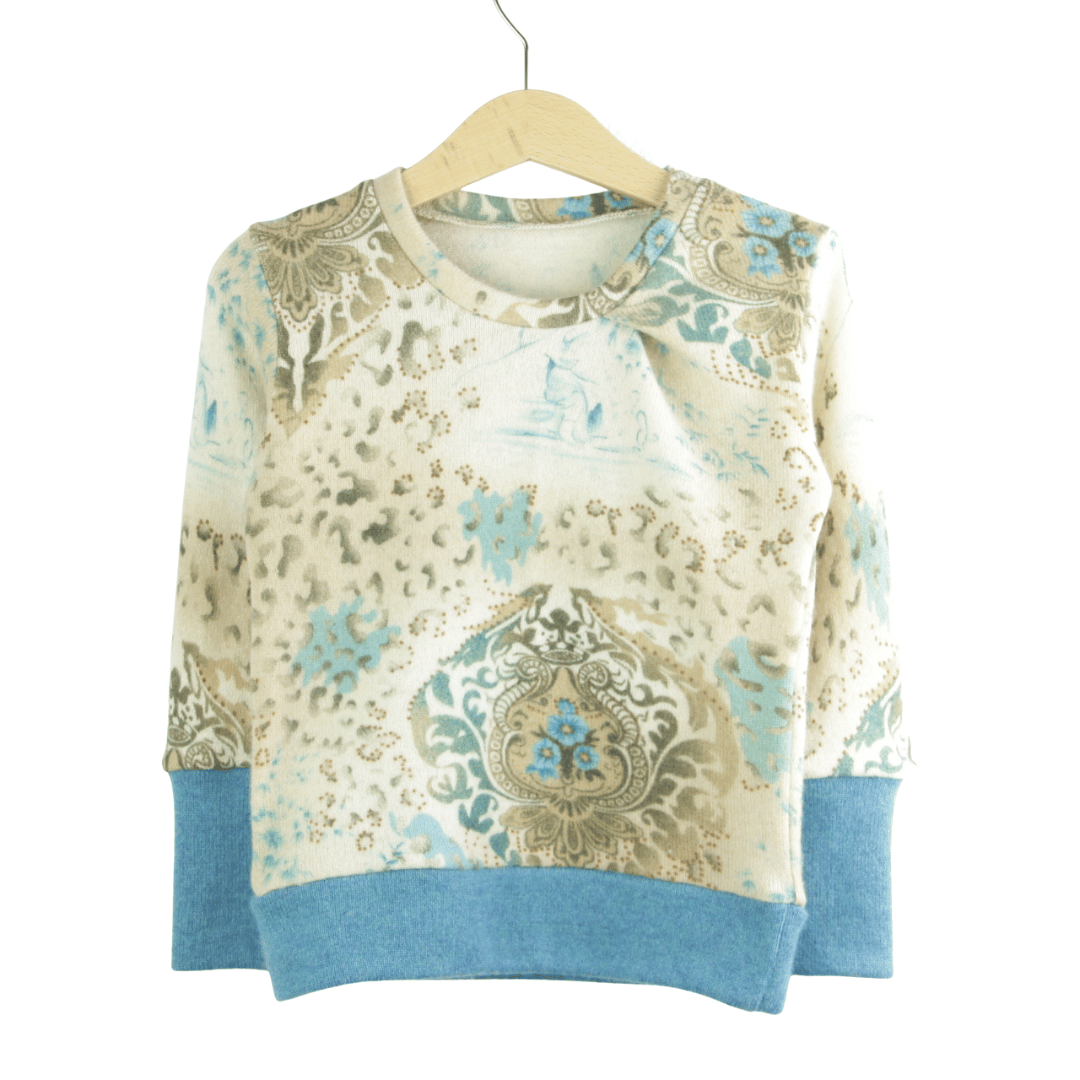Upcycling Kaschmirpullover mit der Falte 86/92