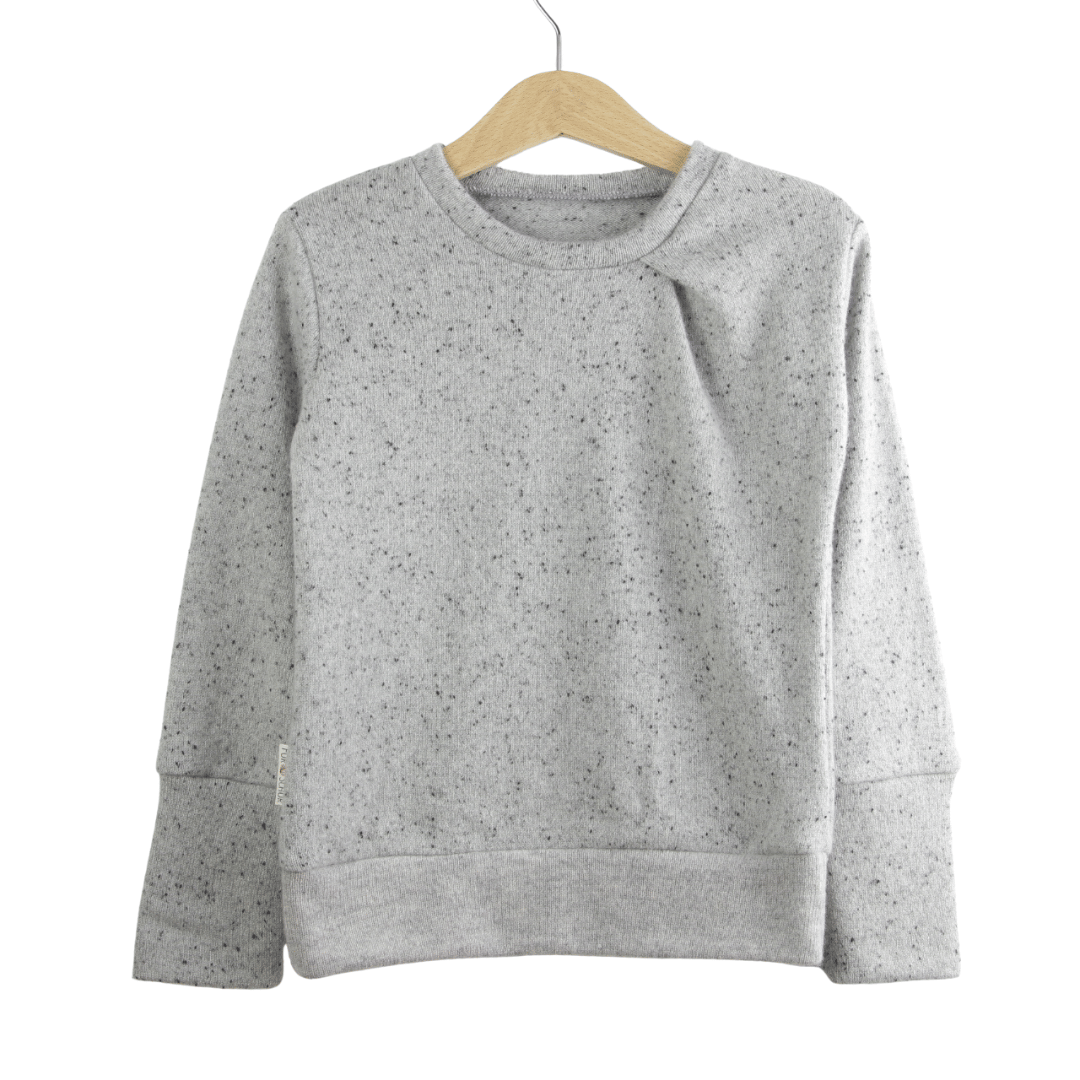 Upcycling Kaschmirpullover mit der Falte 98/104