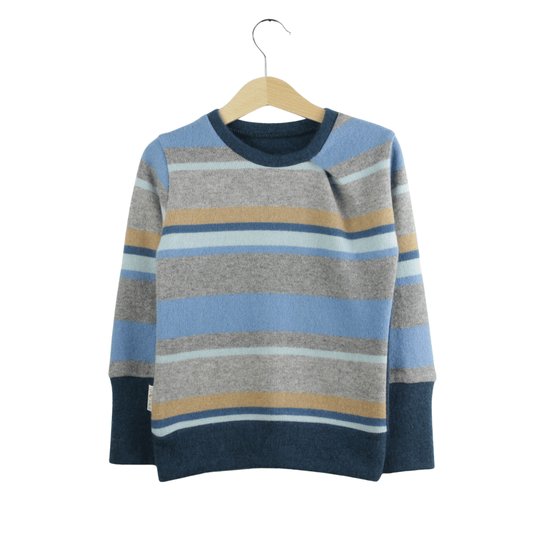 Upcycling Kaschmirpullover mit der Falte 98/104
