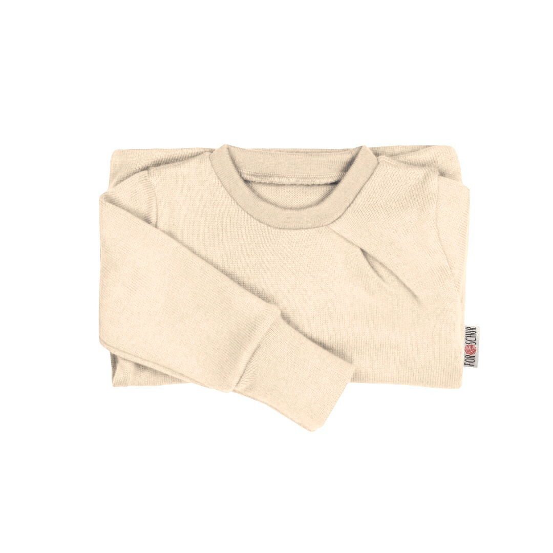 Upcycling Kaschmirpullover mit der Falte Rosa