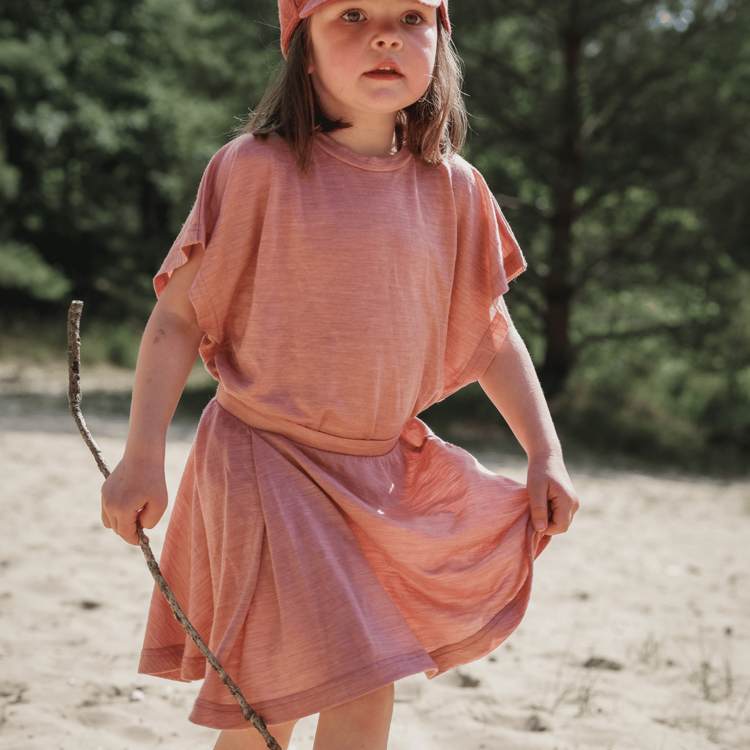 Kinder Rock mit der Falte Sommermerino