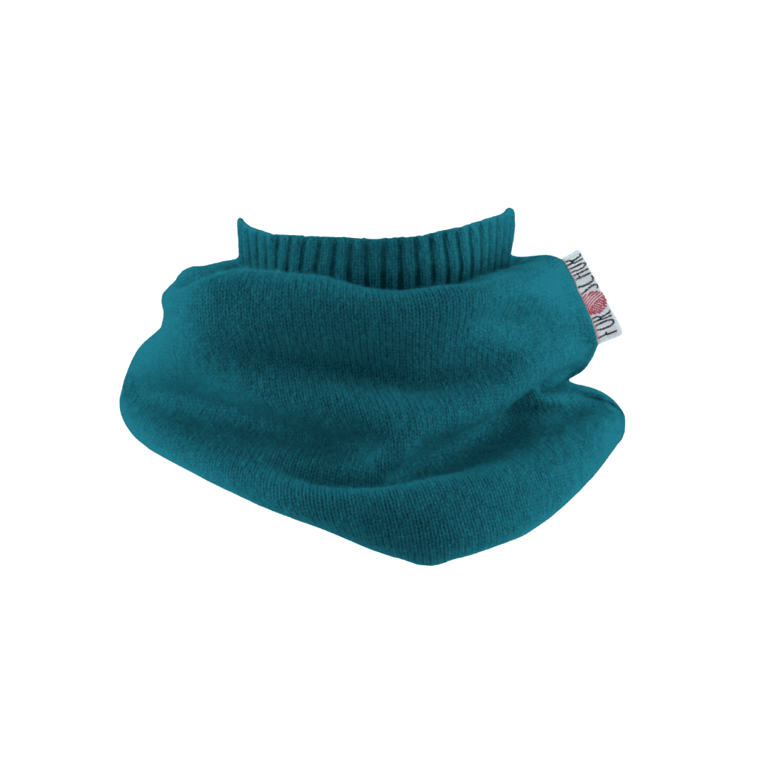 Upcycling Kaschmir Schal Blau - ForSchur