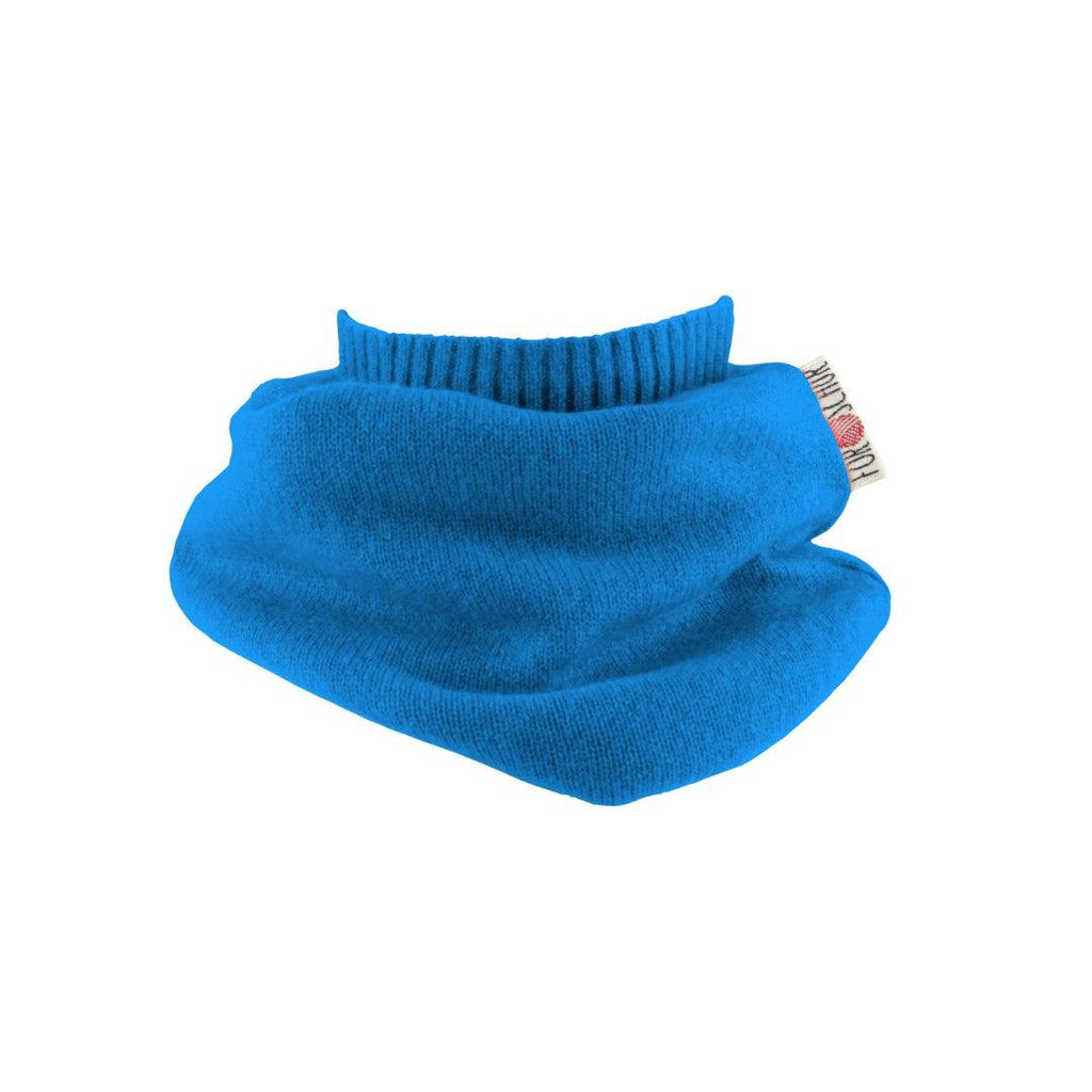 Schal mit der Falte Azurblau - ForSchur