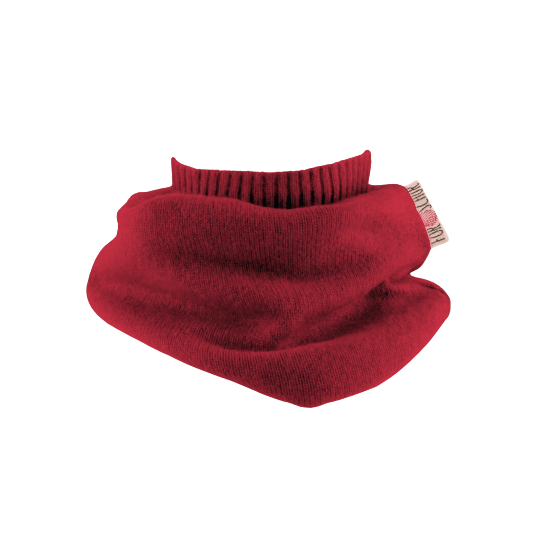 Upcycling Kaschmir Schal Rot
