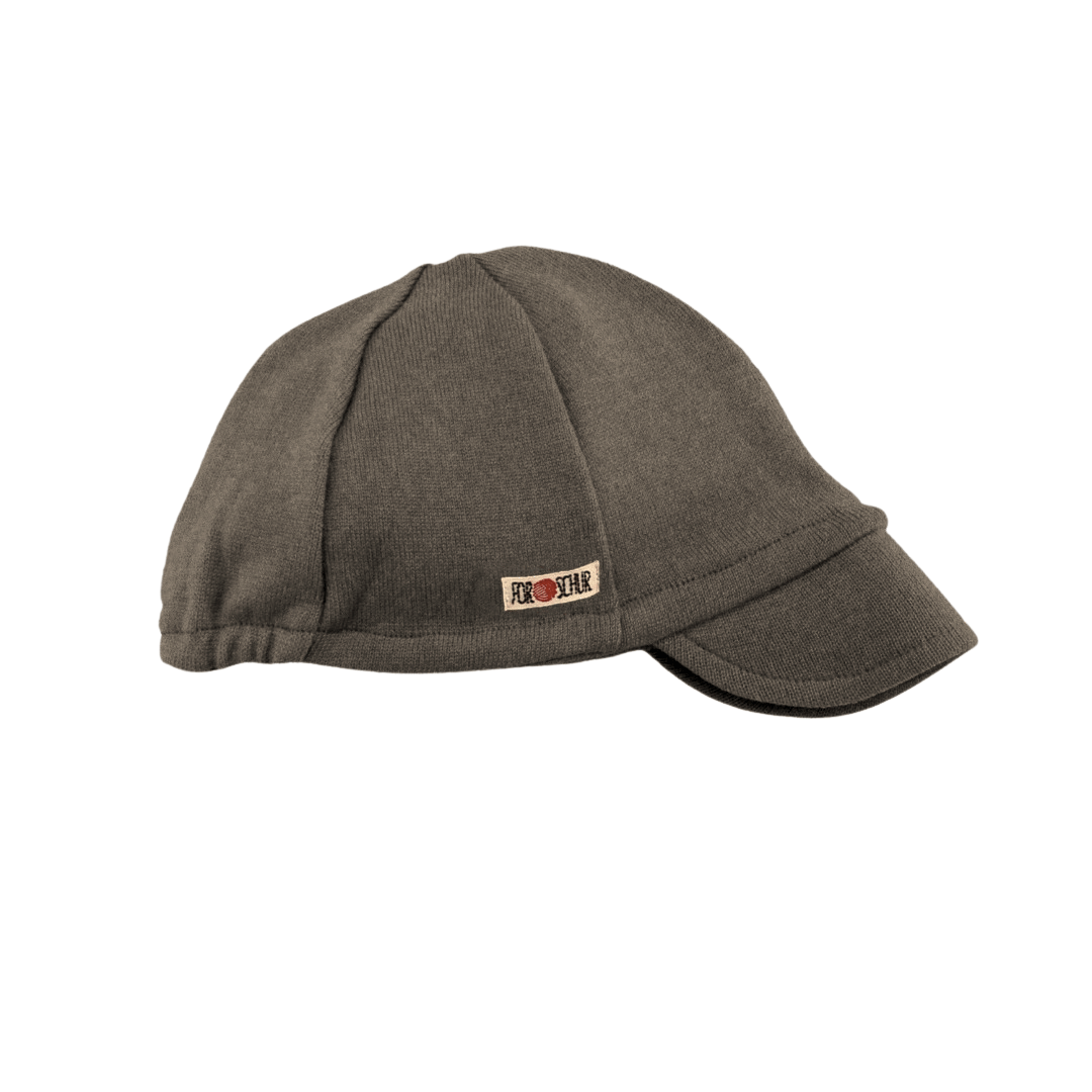 Upcycling Merino Schirmmütze Braun - ForSchur