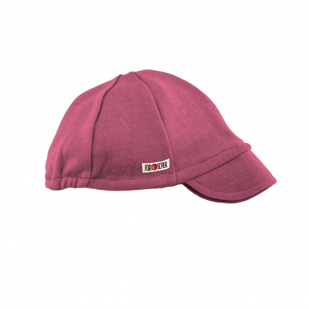 Upcycling Merino Schirmmütze Rosa - ForSchur