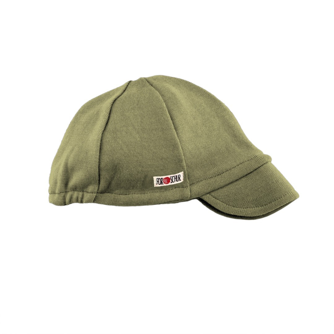 Upcycling Merino Schirmmütze Schilf