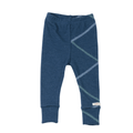 Upcycling Merino Schmale Hose Blau