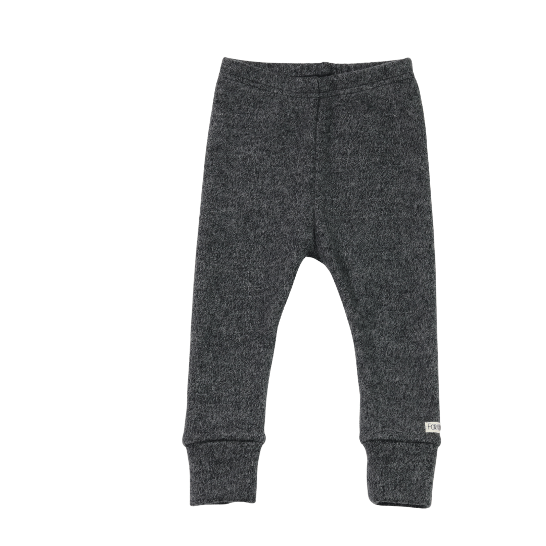 Upcycling Merino Schmale Hose Grau