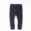 Merino Schmale Babyhose Blau