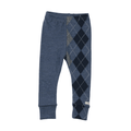 Upcycling Merino Schmale Hose Blau