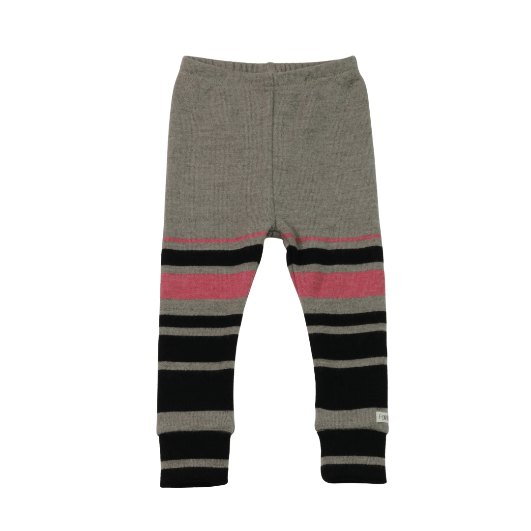 Upcycling Merino Schmale Hose Braun