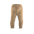 Upcycling Merino Schmale Hose Braun - ForSchur
