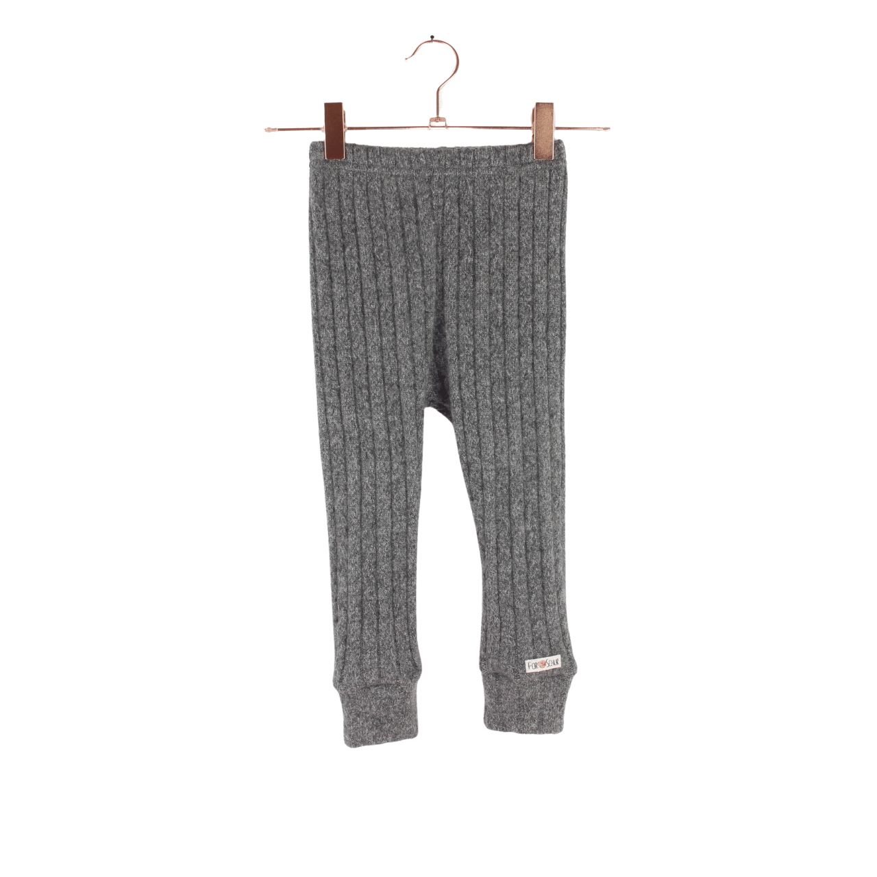 Upcycling Kaschmir Schmale Hose Grau - ForSchur