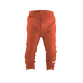Upcycling Kaschmir Schmale Hose Orange