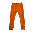 Upcycling Kaschmir Schmale Hose Orange