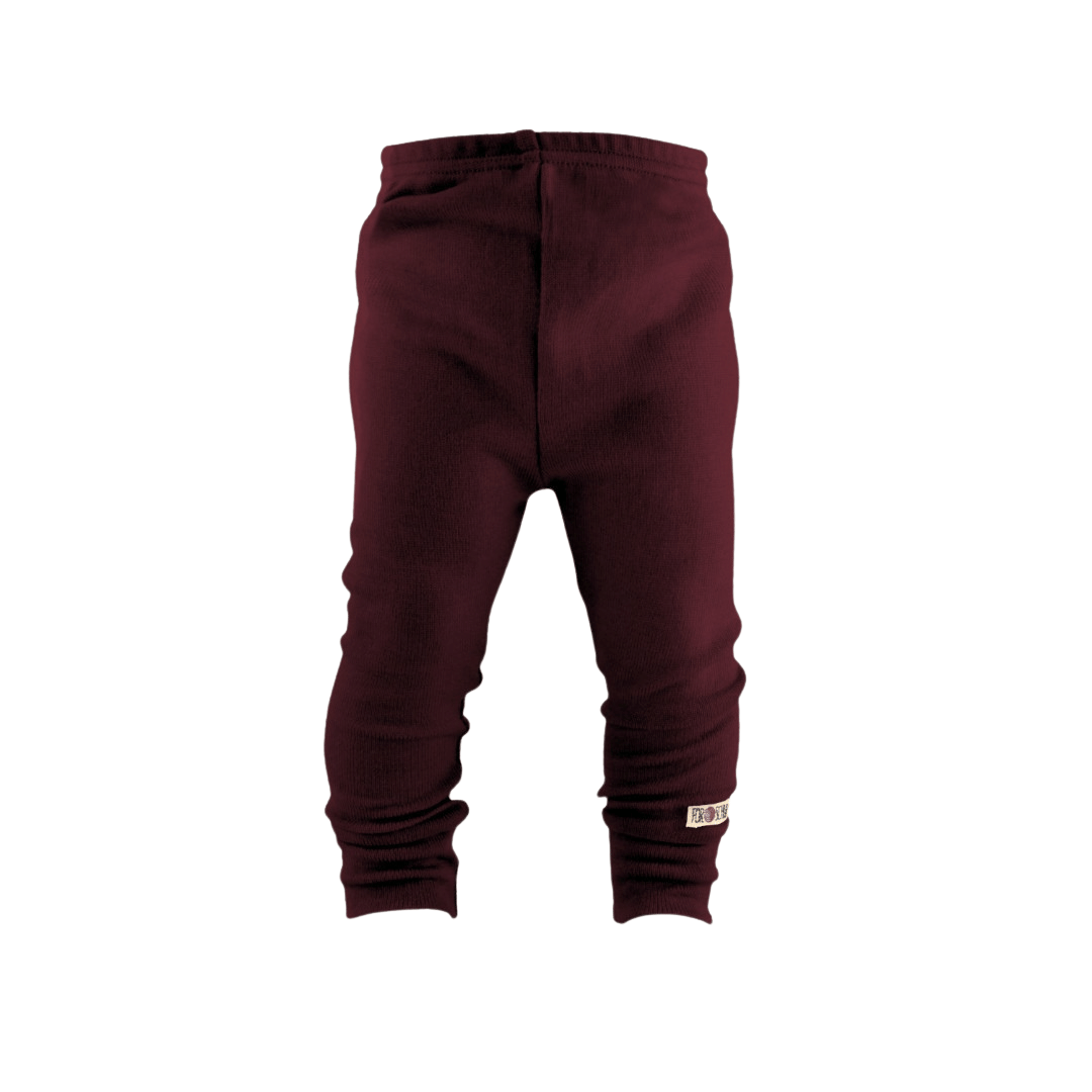 Upcycling Merino Schmale Hose Rot - ForSchur
