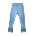 Schmale Kaschmir Kinderhose Blau