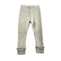 Schmale Kaschmir Kinderhose Grau