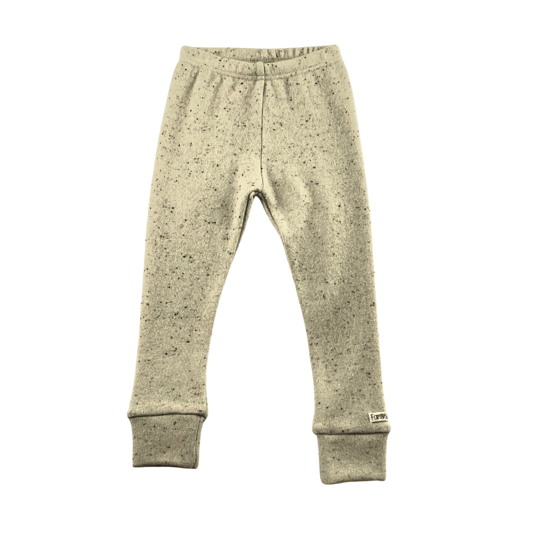 Schmale Kaschmir Kinderhose Braun