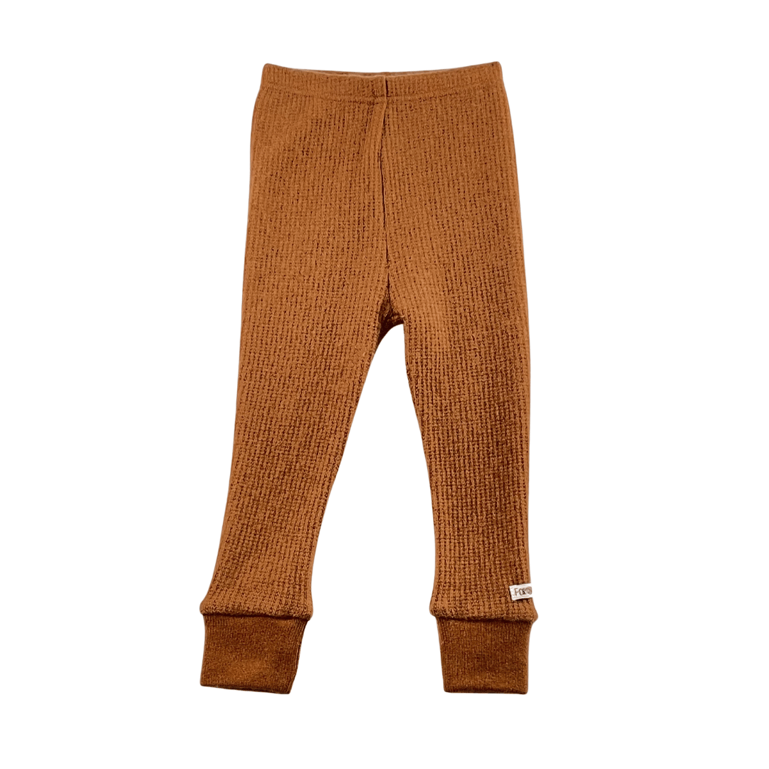 Schmale Kaschmir Babyhose Braun