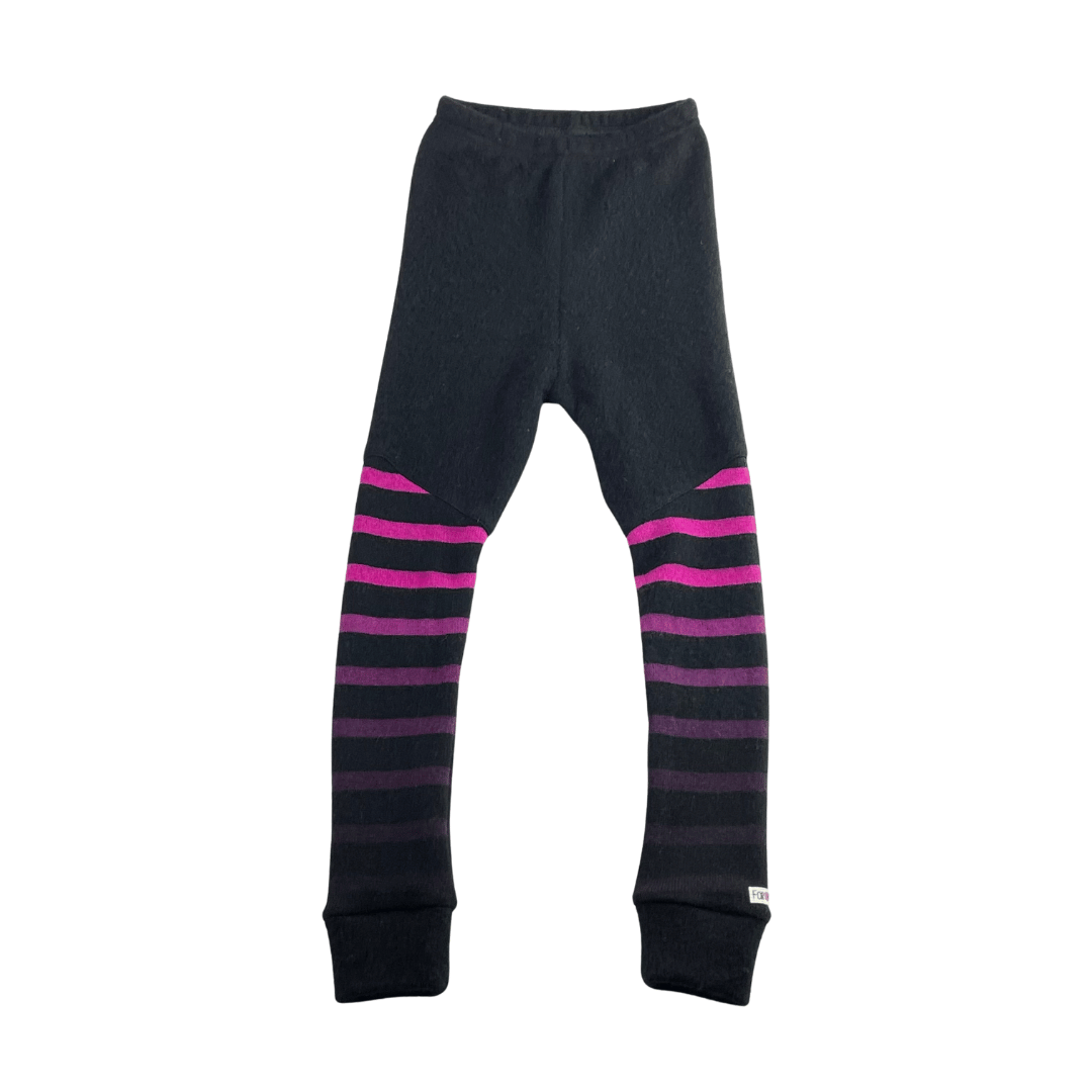 Upcycling Kaschmir Schmale Hose 110/116 mit Teilungsnaht