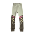 Upcycling Kaschmir Schmale Hose 110/116 mit Teilungsnaht