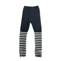 Upcycling Kaschmir Schmale Hose 110/116 mit Teilungsnaht