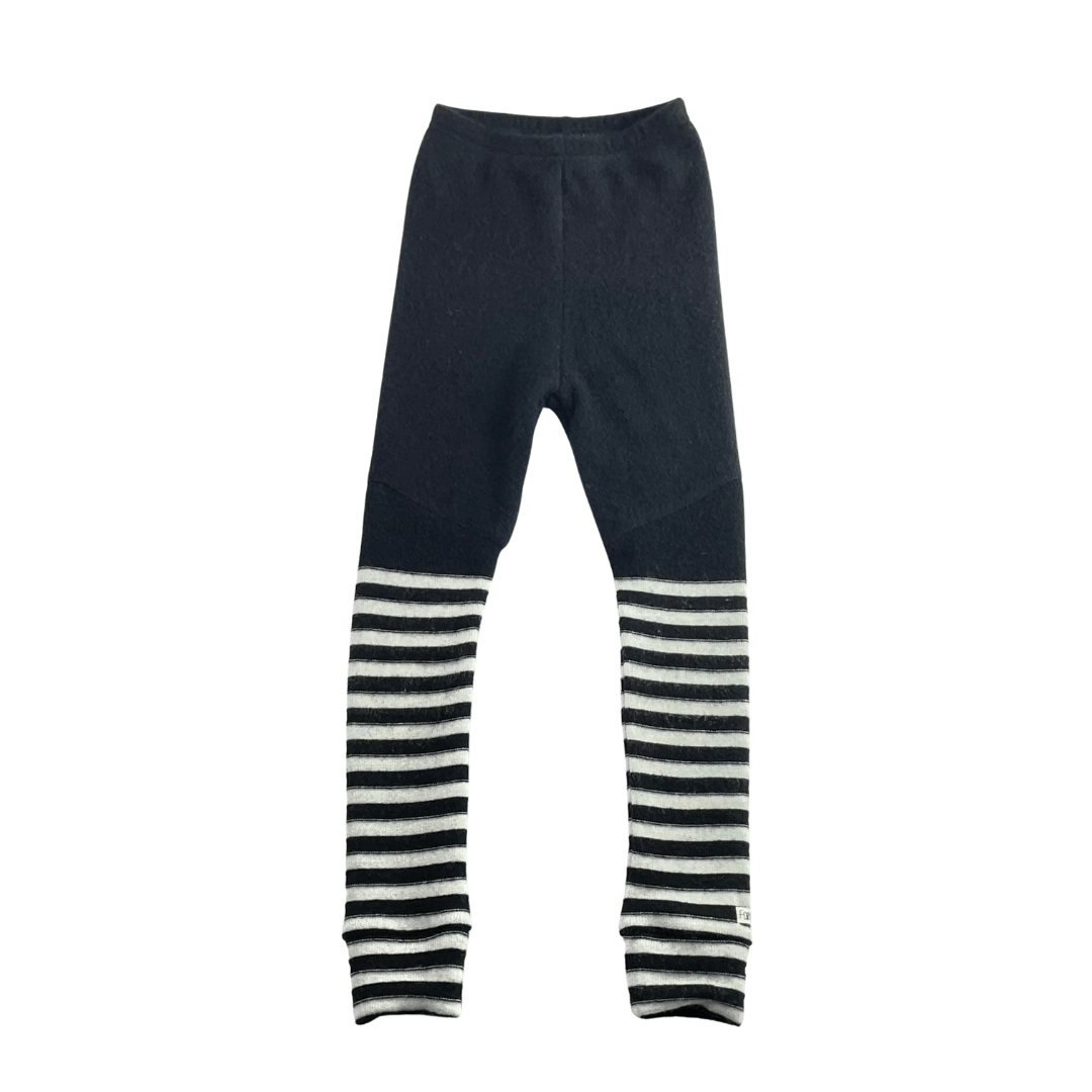 Upcycling Kaschmir Schmale Hose 110/116 mit Teilungsnaht