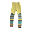Upcycling Kaschmir Schmale Hose 110/116 mit Teilungsnaht