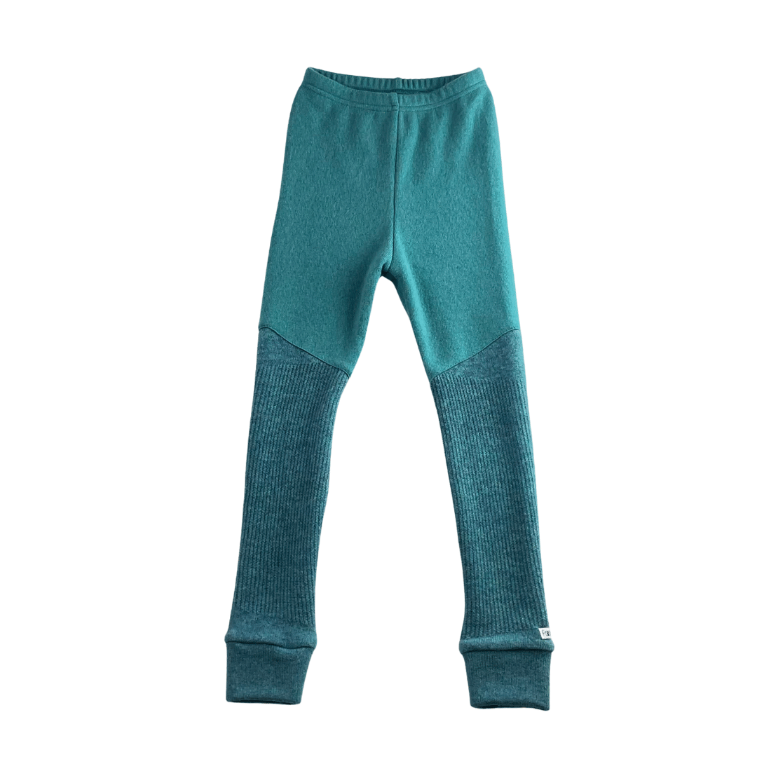 Upcycling Kaschmir Schmale Hose 110/116 mit Teilungsnaht
