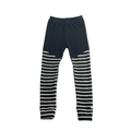 Upcycling Kaschmir Schmale Hose 122/128 mit Teilungsnaht