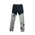Upcycling Kaschmir Schmale Hose 122/128 mit Teilungsnaht