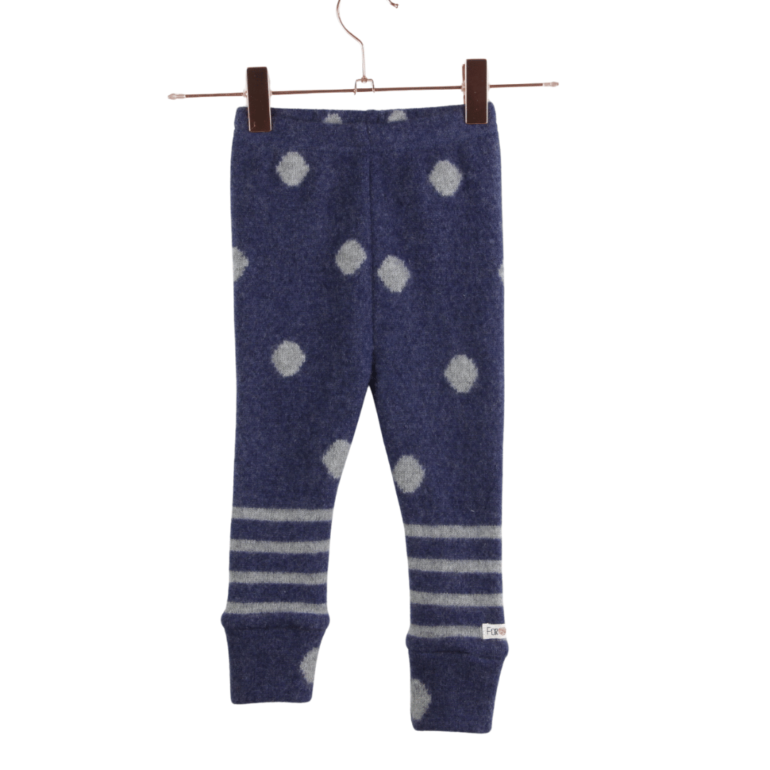 Upcycling Kaschmir Schmale Hose Gr.62/68