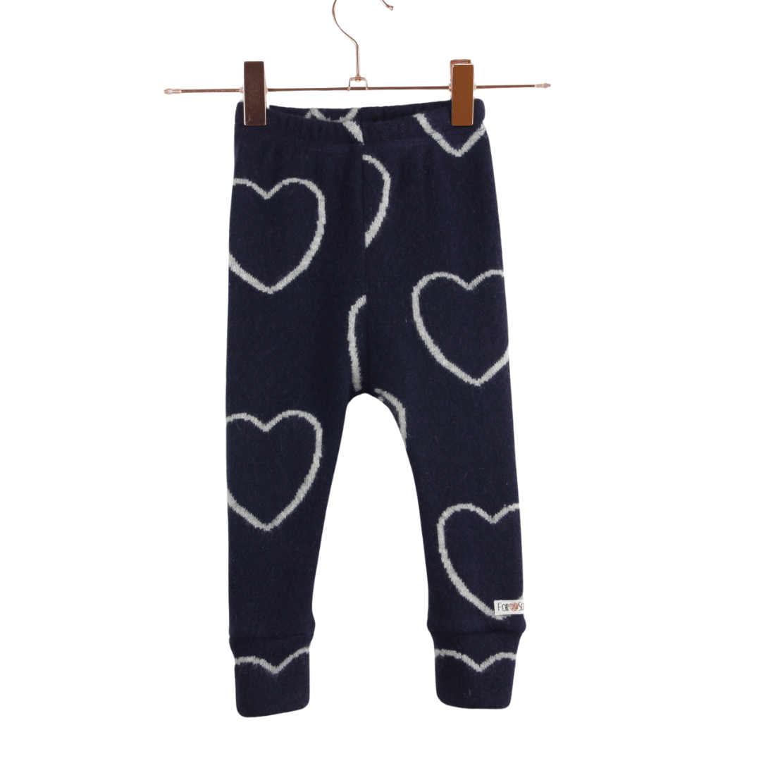Upcycling Kaschmir Schmale Hose Gr.62/68