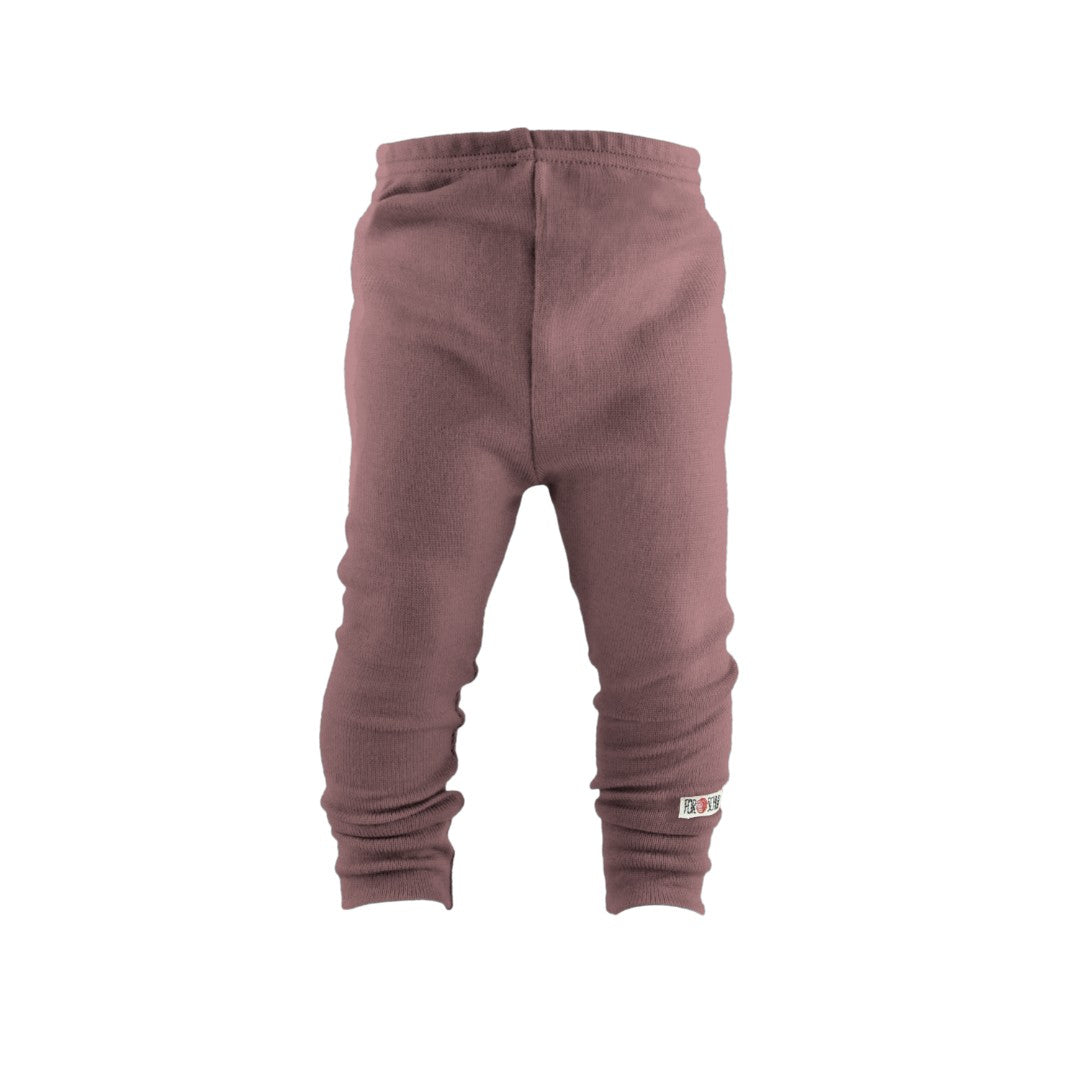 Upcycling Schmale Kaschmirhose helle Brombeere
