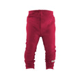 Schmale Kaschmir Kinderhose dunkler Hibiskus
