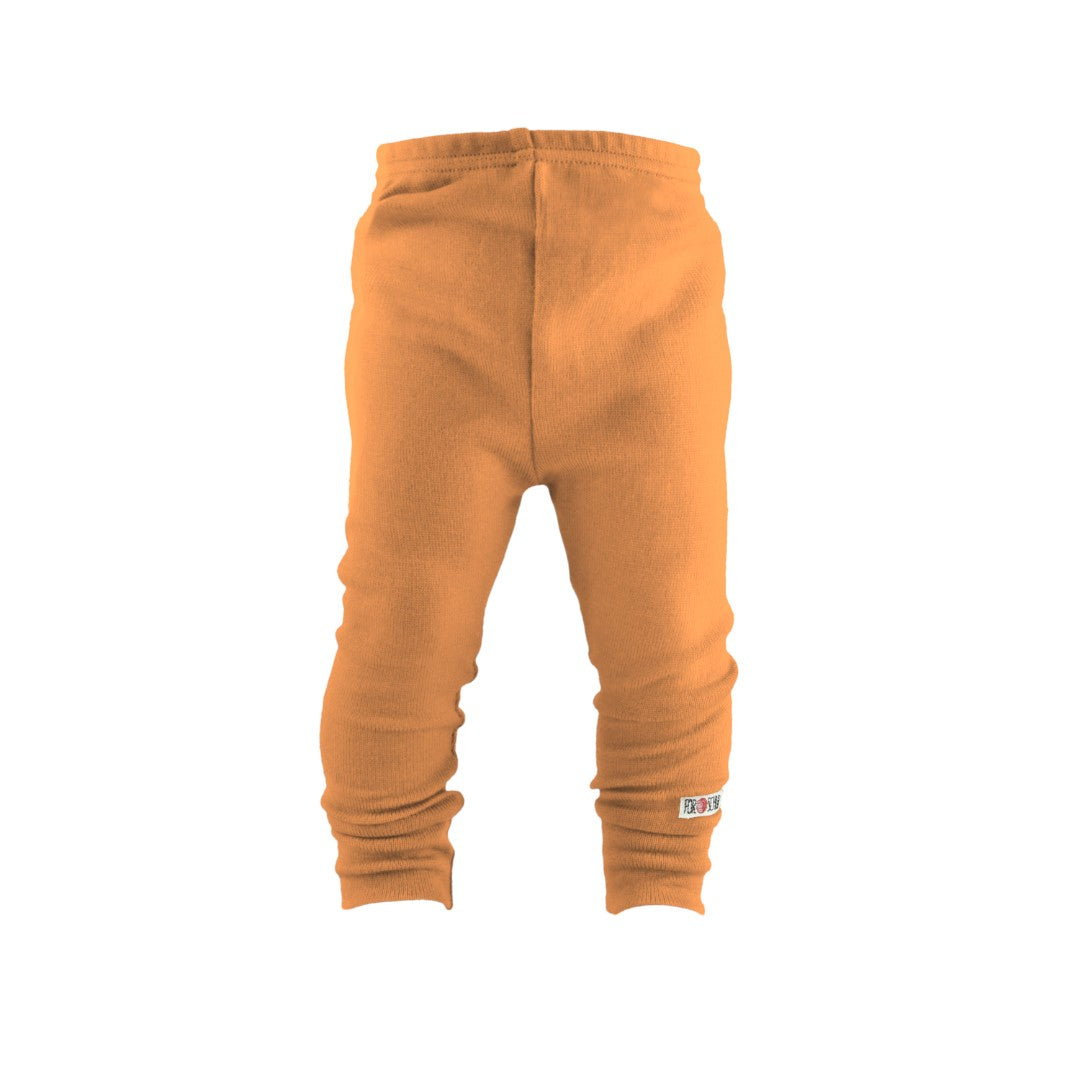 Upcycling Kaschmir Schmale Hose Orange