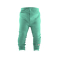 Kaschmir Schmale Kinder Hose Mint mit Teilungsnaht