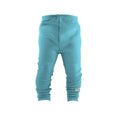 Upcycling Kaschmir Schmale Hose Mintblau meliert