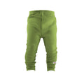 Upcycling Schmale Kaschmirhose Olive hell